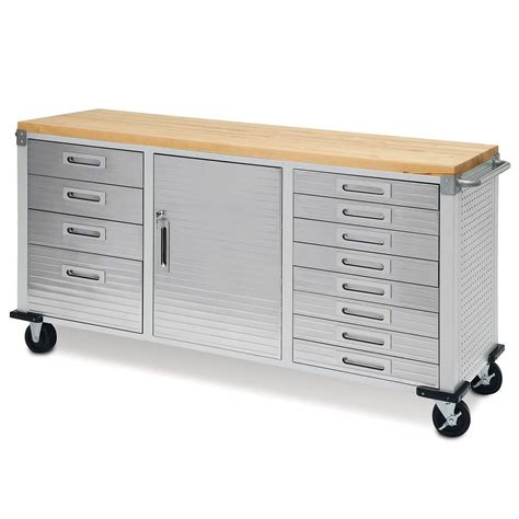 Seville Classics UltraHD Heavy Duty Rolling Cabinet Workbench 